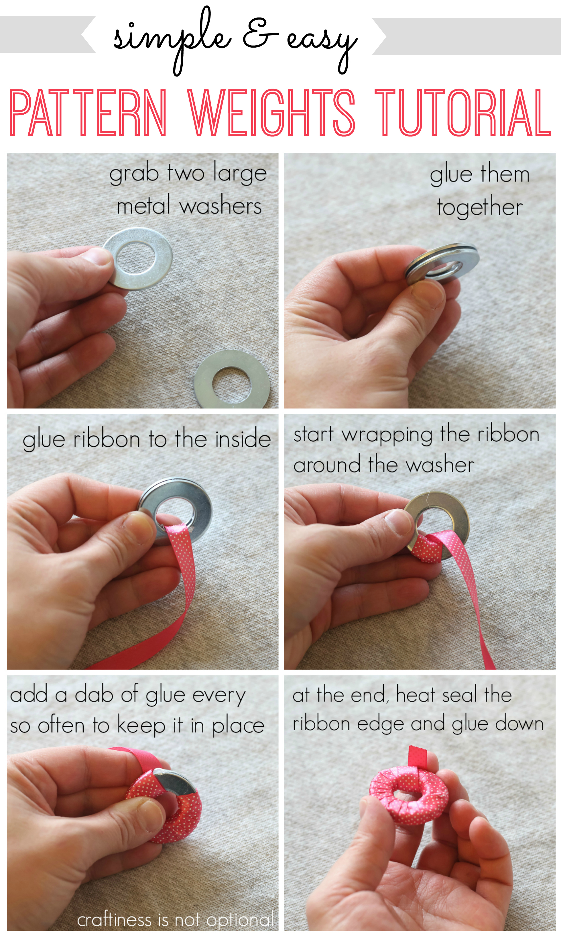 How to sew your own pattern weights from scrap fabric