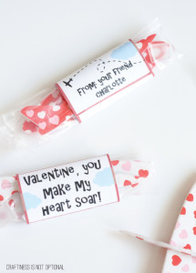 airplane valentine with FREE printables!