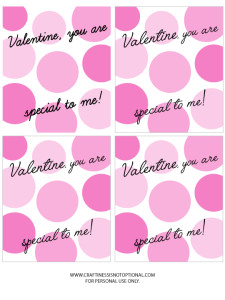 EXTRA special Valentines with free printable!